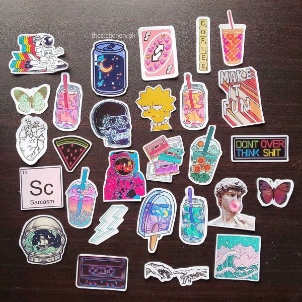 Set of 55 Stickers